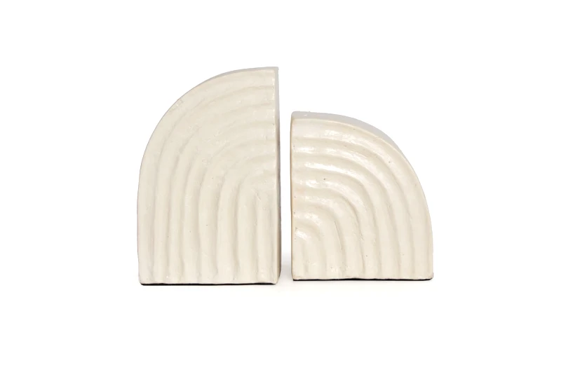 Soulworks Διακοσμητικό Book End White (14x9x22) Soulworks 0750022