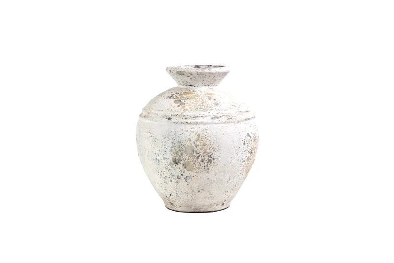 Soulworks Διακοσμητικό βάζο Bianca Boho White Medium (35x35x40) GRC Soulworks 0630034