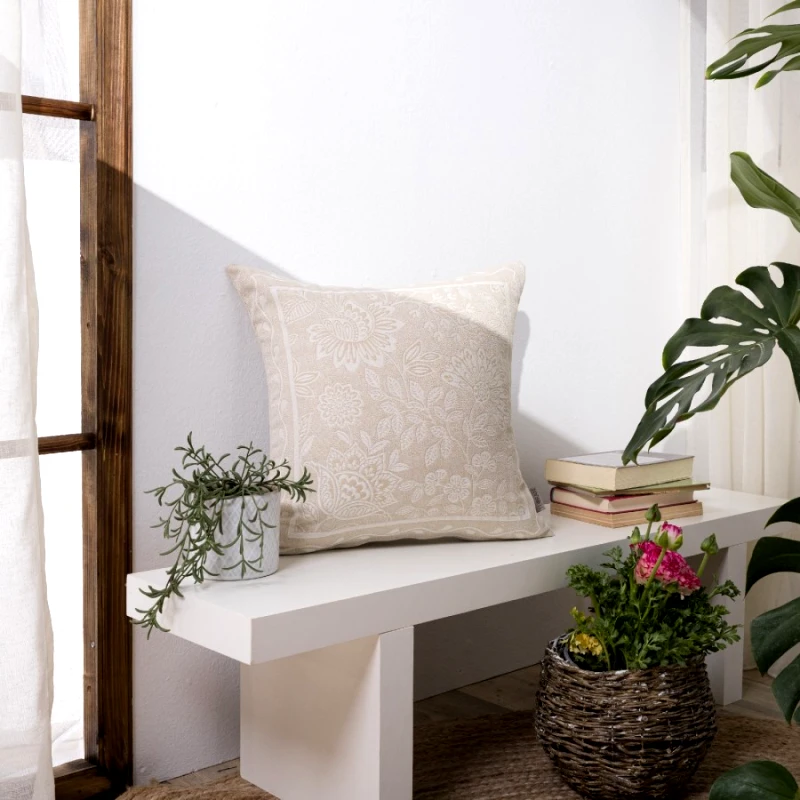 Teoran Διακοσμητικό Μαξιλάρι 45X45 Teoran Peony 01 (45x45)