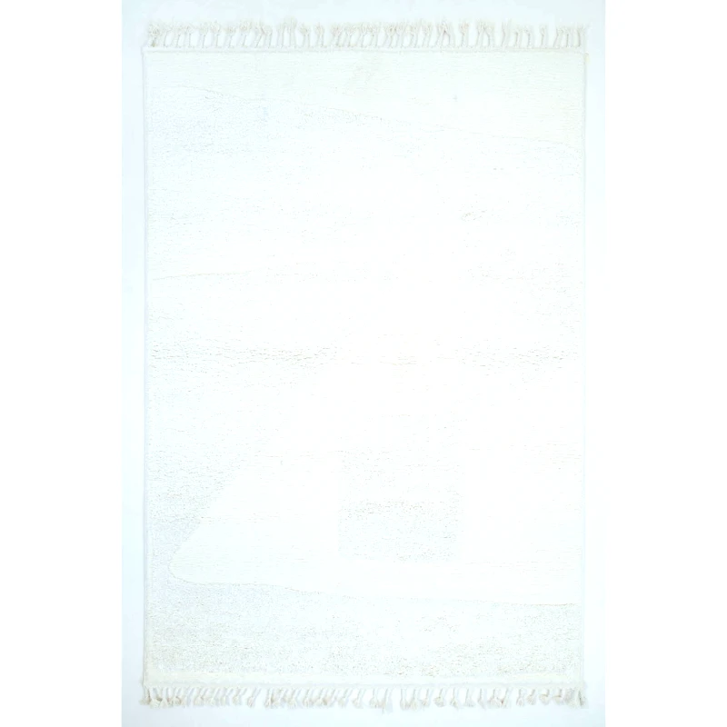 Ezzo Χαλάκια Κρεβατοκάμαρας (Σετ 3 Τμχ) Ezzo Neve Shaggy D109A1A Cream