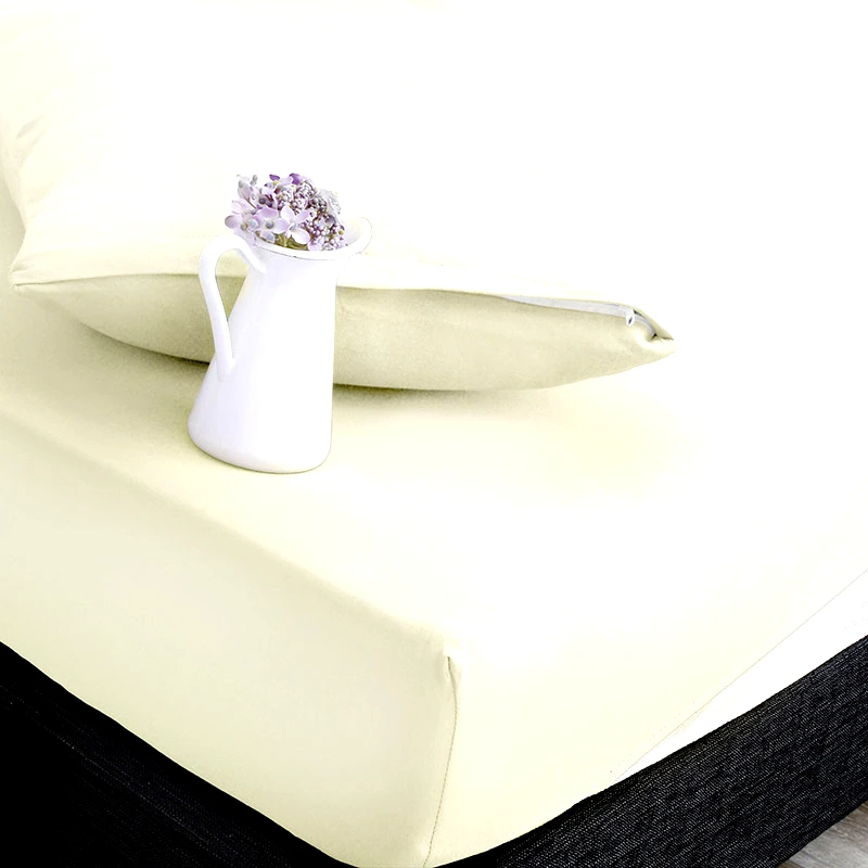 Rythmos Home Επίστρωμα + Μαξιλαροθήκες King Size 180X200+25 Rythmos Essential 02 Εκρου Με Λάστιχο (180x200+25)