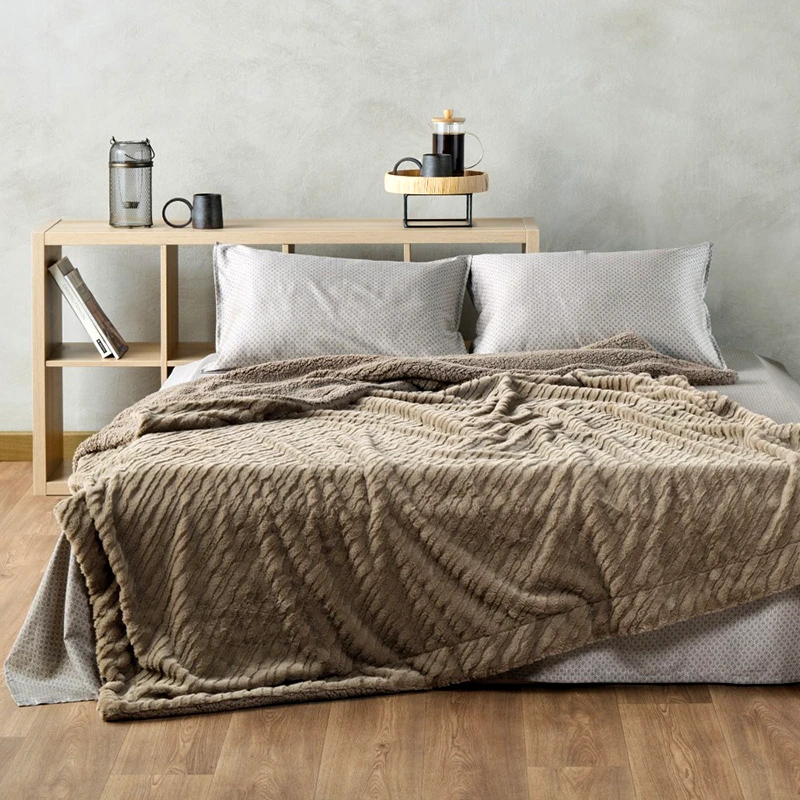 Kentia Κουβέρτα Γούνινη Ημίδιπλη 180X230 Kentia Lilibeth 43 (180x230)