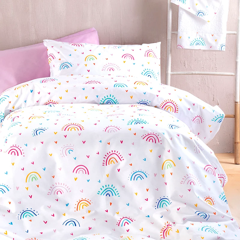 Rythmos Home Κουβερλι Μονό (Σετ) 160X240 Rythmos Rainbow (160x240)