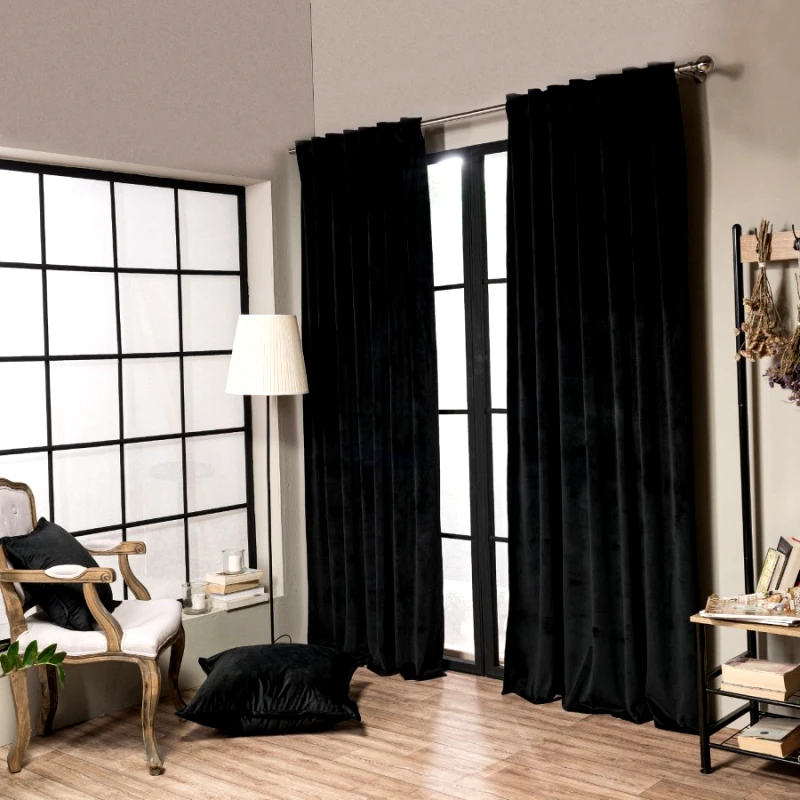 Teoran Κουρτίνα Με Τρέσα 140X260 Teoran Velvet 6 (140x260)