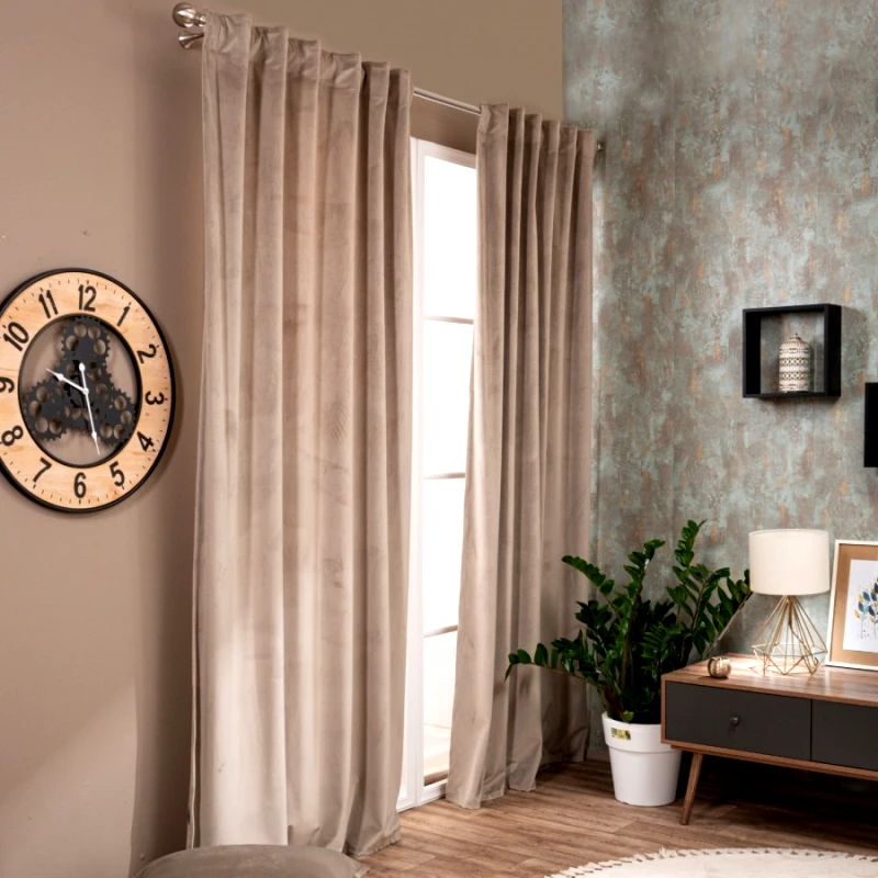 Teoran Κουρτίνα Με Τρέσα 140X260 Teoran Velvet 7 (140x260)
