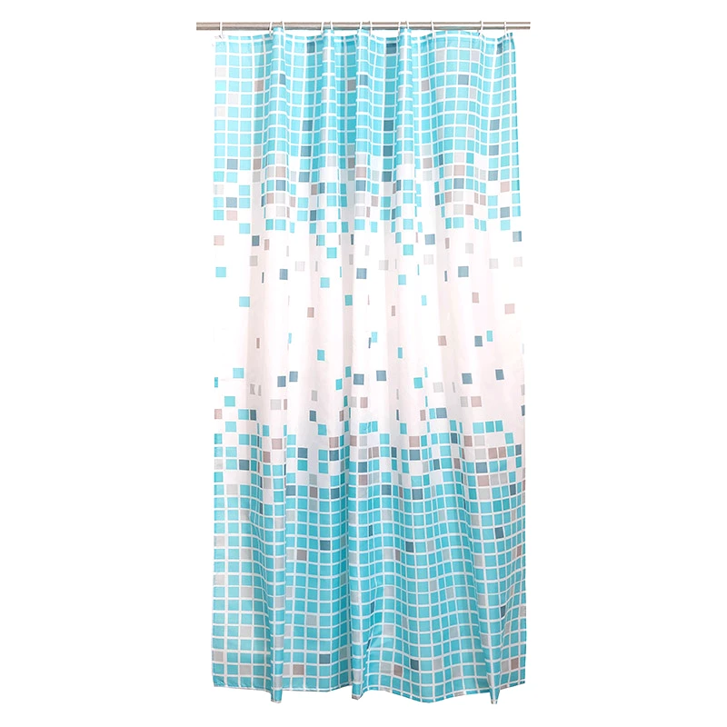 Viopros Κουρτίνα Μπάνιου 180X200 Viopros Μοζαικ Τουρκουάζ (180x200)