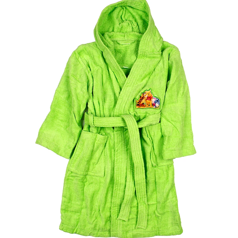 Dimcol Μπουρνούζι Με Κουκούλα Disney Dimcol Winnie Λαχανι