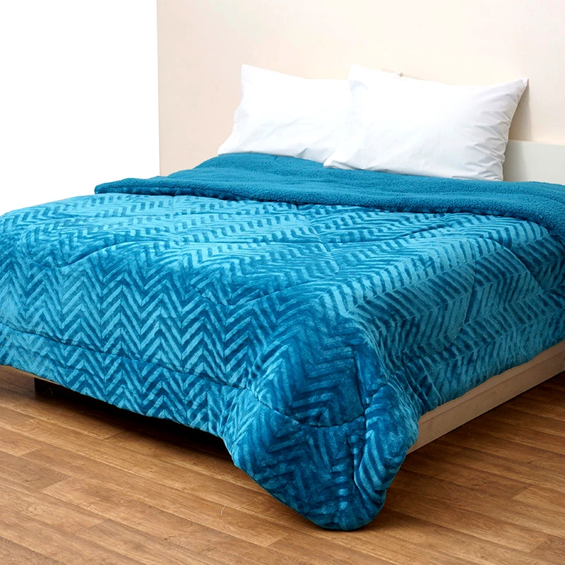 Anna Riska Κουβερτοπάπλωμα Υπέρδιπλο 220X240 Anna Riska Toronto Πετρόλ (220x240)