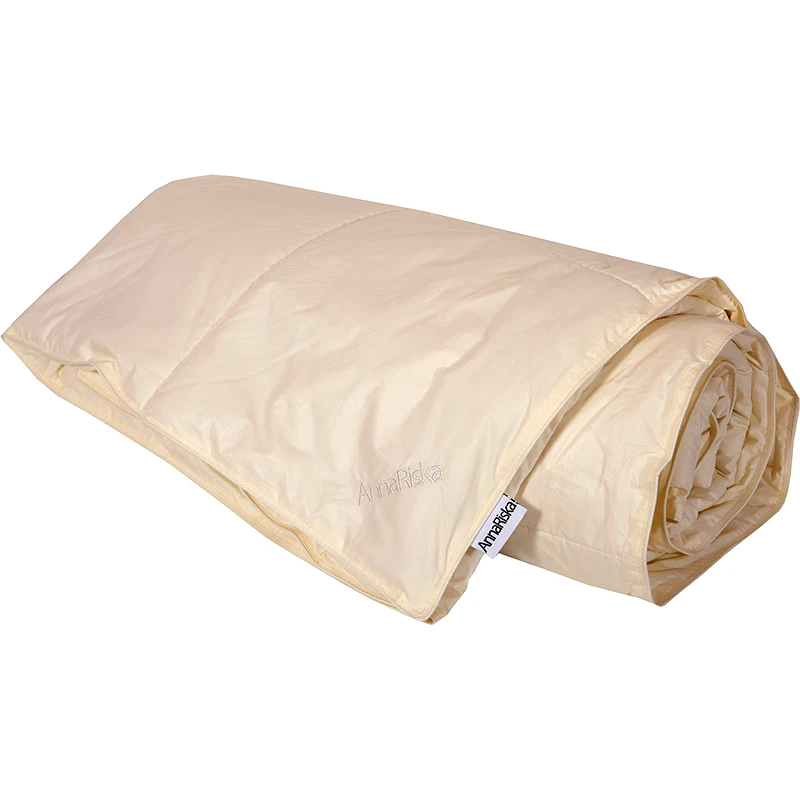 Anna Riska Πάπλωμα Λευκό Μονό 160X240 Anna Riska Μαλλινο Εκρού (160x240)