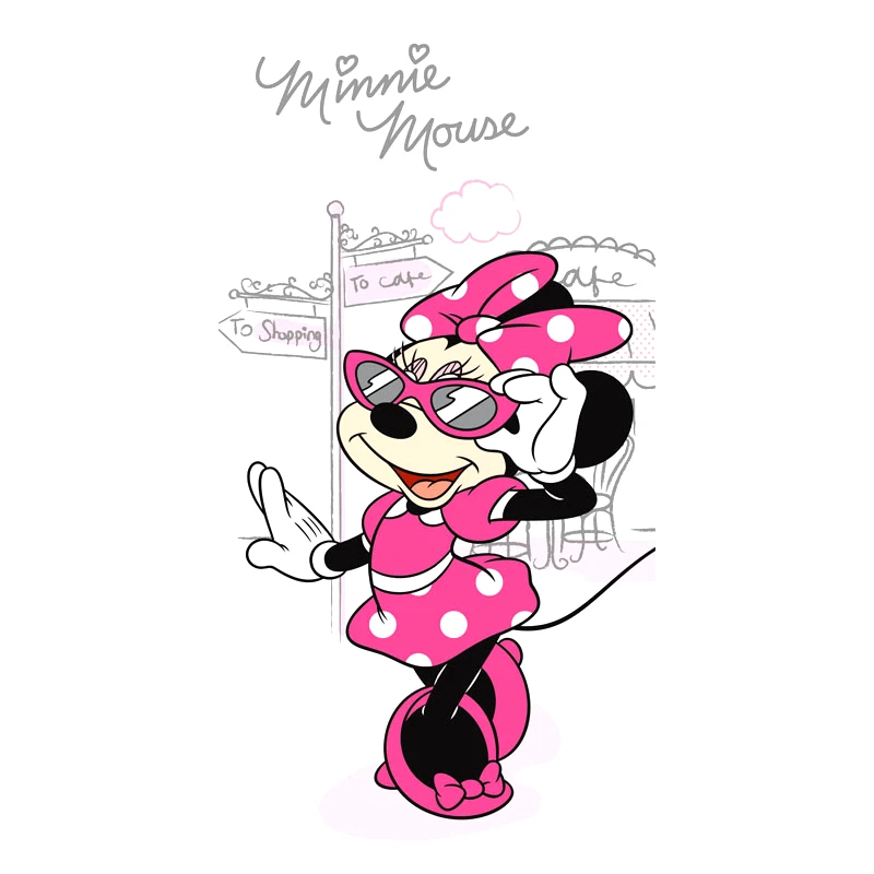 Dimcol Πετσέτα Θαλάσσης 70X140 Disney Dimcol Minnie 56 (70x140)
