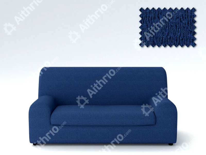 Αίθριο Ελαστικά καλύμματα καναπέ Ξεχωριστό Μαξιλάρι Valencia-Διθέσιος-Μπλε -10+ Χρώματα Διαθέσιμα-Καλύμματα Σαλονιού