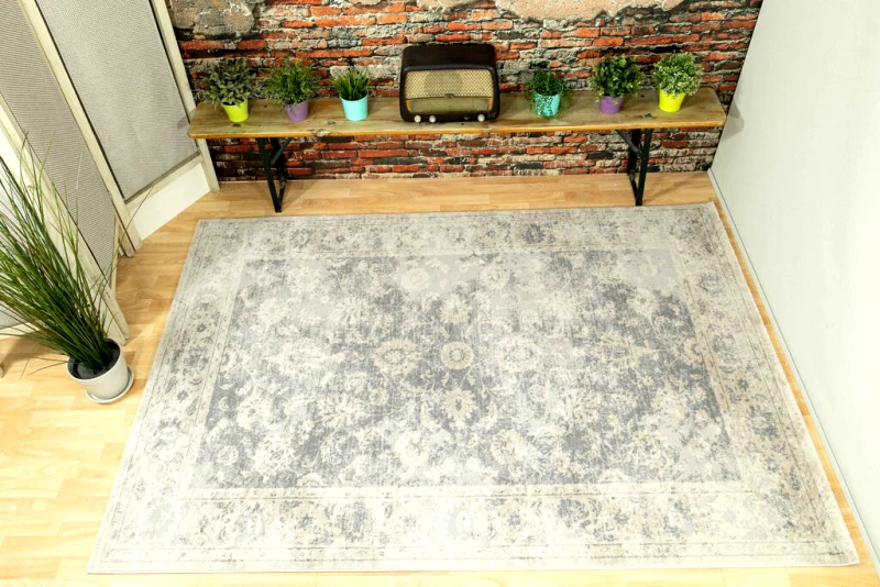 Ezzo Χαλί Σαλονιού 200X290 Ezzo All Season Venice 7383Acd Grey (200x290)