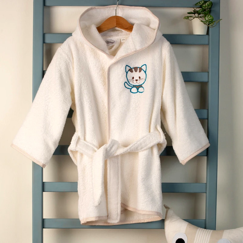 Dimcol Μπουρνούζι Με Κουκούλα Dimcol Kitty 137