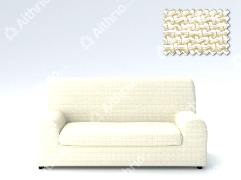 Αίθριο Ελαστικά καλύμματα καναπέ Ξεχωριστό Μαξιλάρι Bielastic Alaska-Διθέσιος-Ιβουάρ -10+ Χρώματα Διαθέσιμα-Καλύμματα Σαλονιού