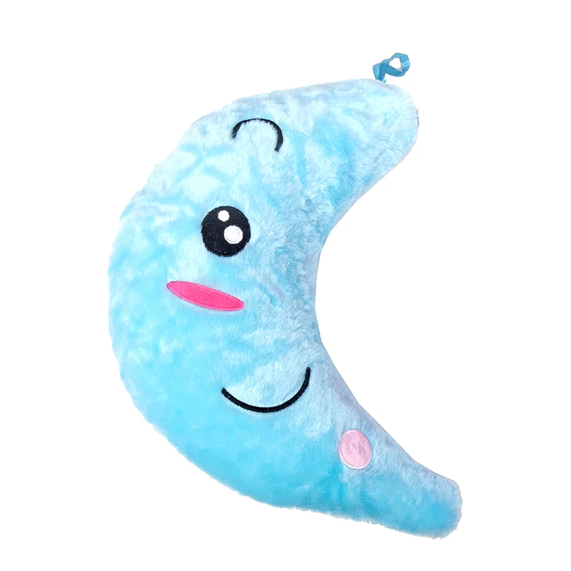 Viopros Διακοσμητικό Μαξιλάρι Με Φωτάκια 35X15 Viopros 651 Σιέλ