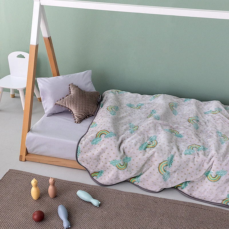 Palamaiki Κουβέρτα Fleece Μονή 160X220 Palamaiki Rainy (160x220)