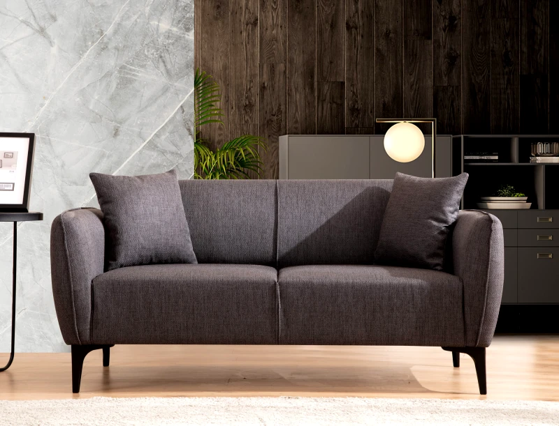 Αίθριο Διθέσιος Καναπές Belissimo - Dark Grey 560Are1531 (160x67x95)