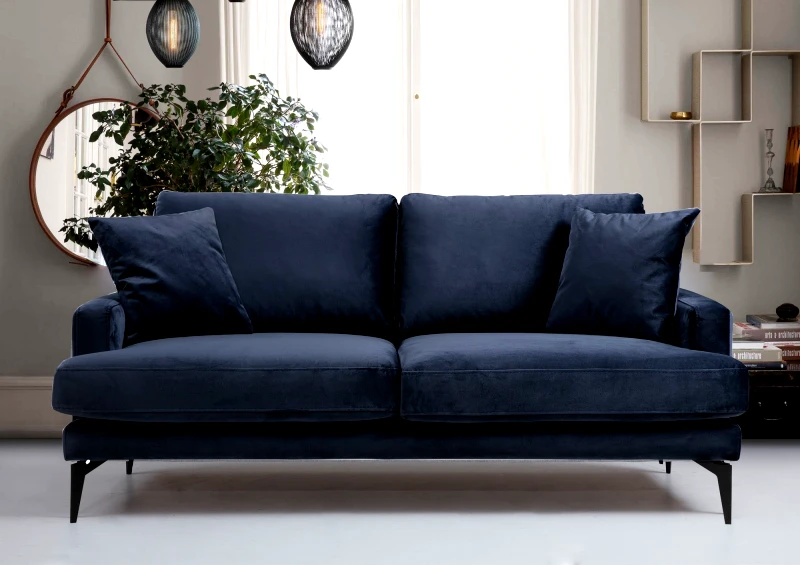 Αίθριο Διθέσιος Καναπές Papira 2 Seater - Navy Blue 560Are1505 (90x88x175)