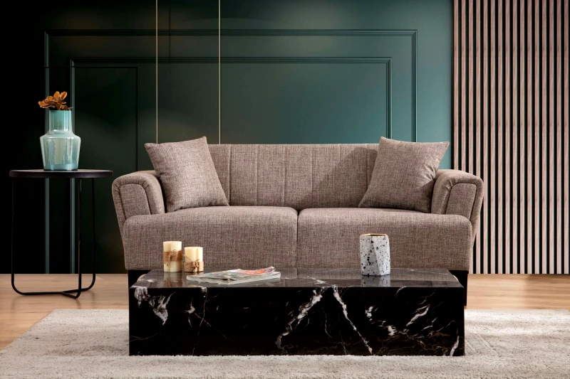 Αίθριο Διθέσιος Καναπές Hamlet - Light Brown 560Are2236 (95x77x180)