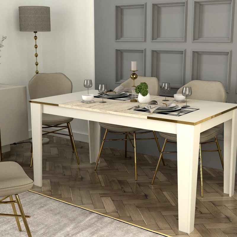 Αίθριο Τραπεζαρία Veyron - Travertine, Sandstone 804Trh4922 (145x76,2x85)