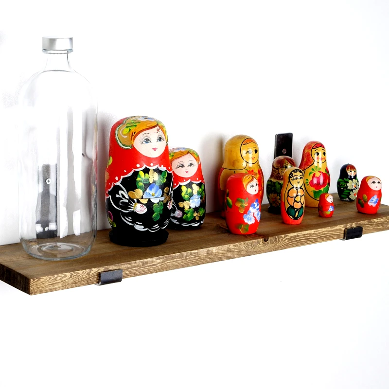 Αίθριο Διακοσμητικό Ξύλινο Ράφι Τοίχου Lam009 792Evl2810 (60x16x14)