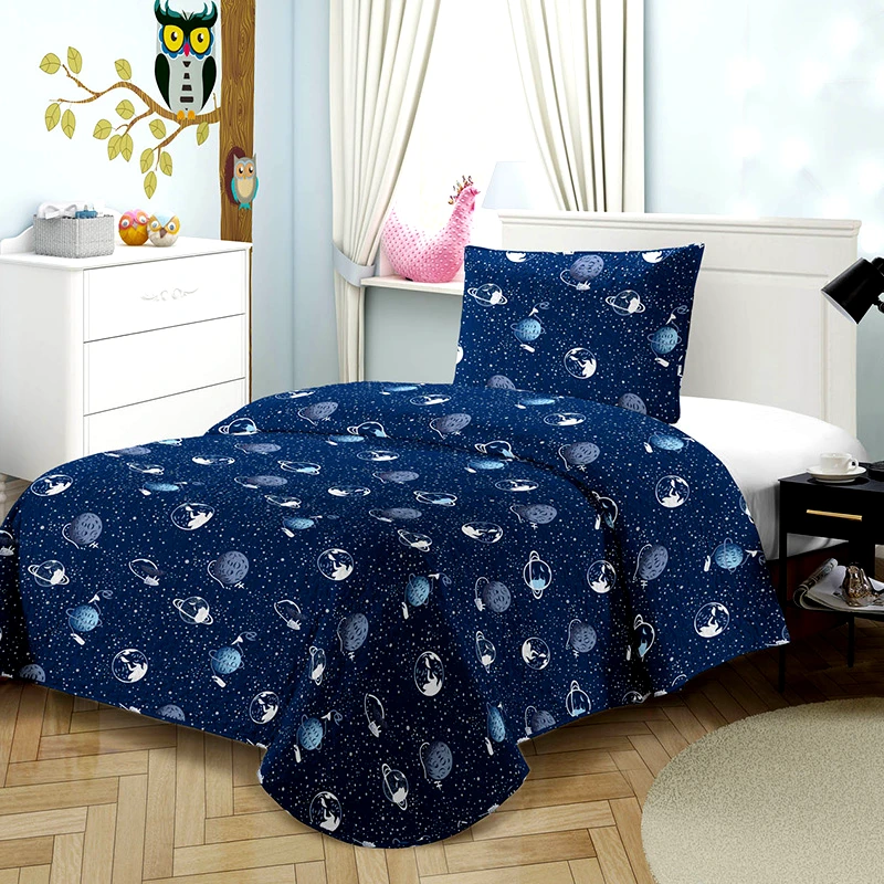 Viopros Κουβερλί Μονό (Σετ) 160X240 Viopros 5404 Μπλε (160x240)