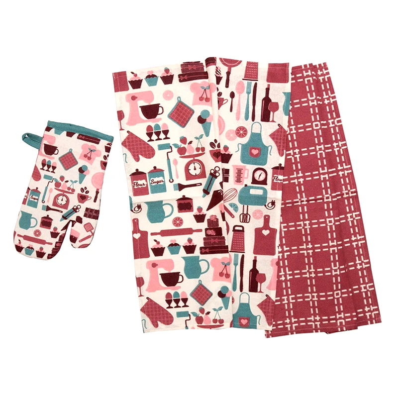 Viopros Σετ Κουζίνας (Σετ 3 Τμχ) Viopros 972 Πολύχρωμο