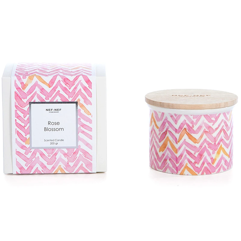 Nef Nef Αρωματικό Κερί 200 Gr Nef Nef Rose Blossoms Rose