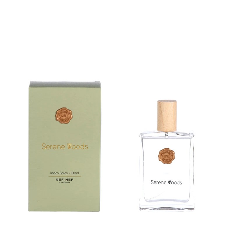 Nef - Nef Αρωματικό Σπρευ Χώρου Serene Wood 100Ml Nef-Nef Homeware Green
