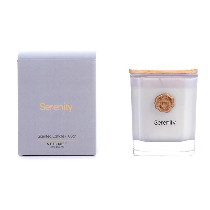 Nef - Nef Αρωματικό Κερί Serenity 180Gr Grey Nef Nef