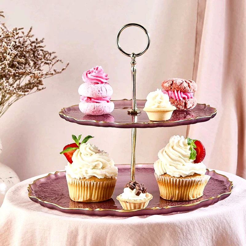 Αίθριο Πιάτο Μπισκότων Goblen2 - Plum 337Glz1236