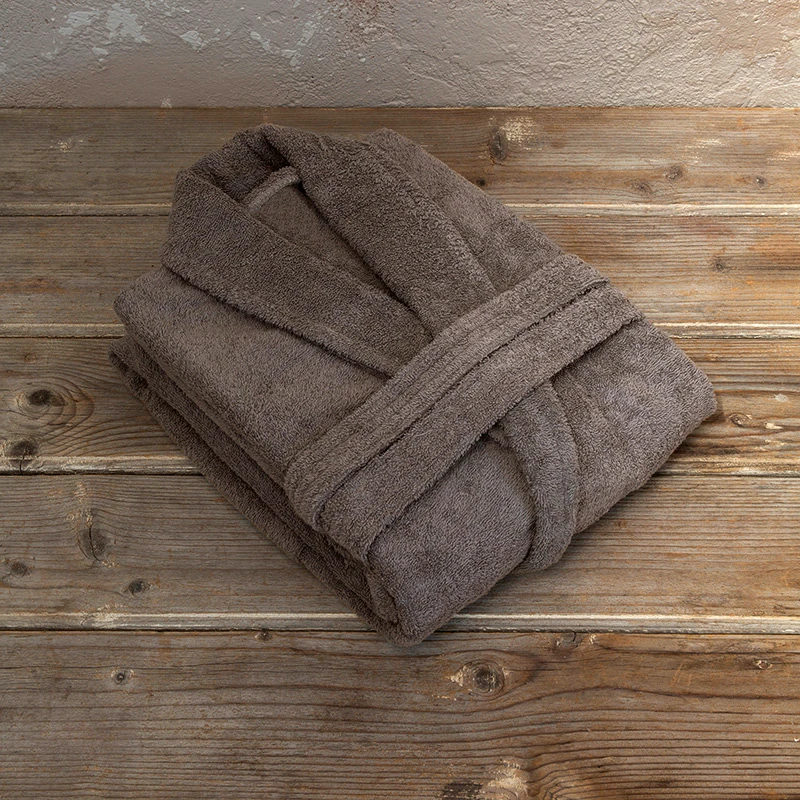Nima Μπουρνούζι Με Γιακά Nima Asana Dusty Beige
