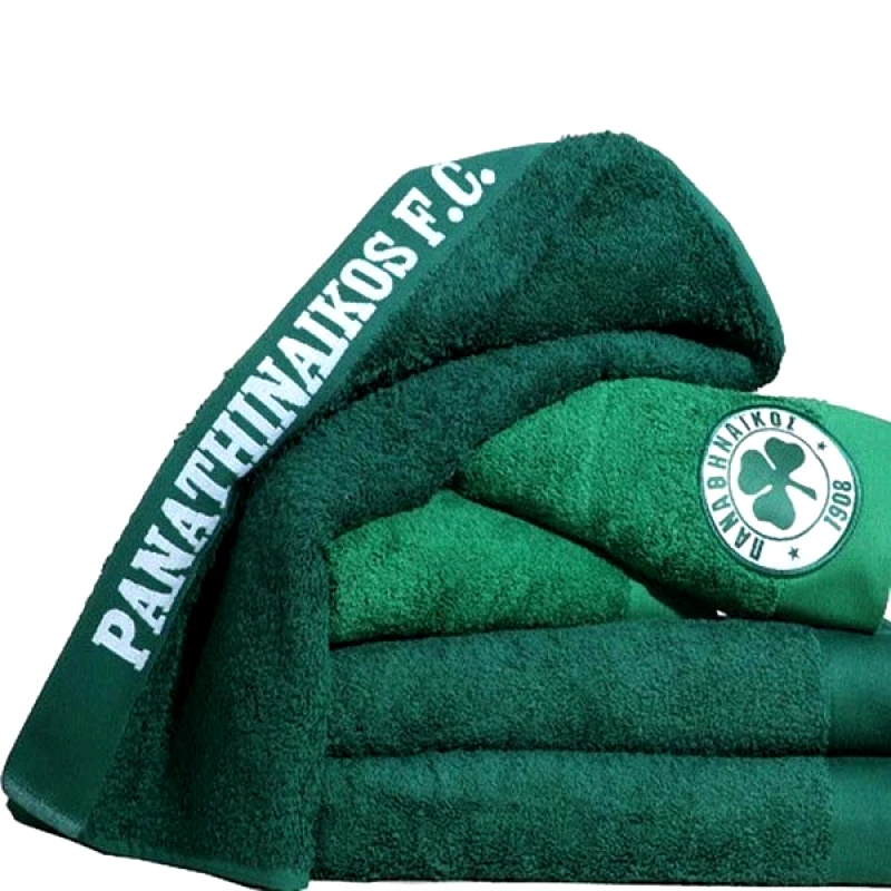 Palamaiki Πετσέτα Προσώπου (50x100) Palamaiki Official Team Licenced Panathinaikos Green -Παο-Παναθηναικός