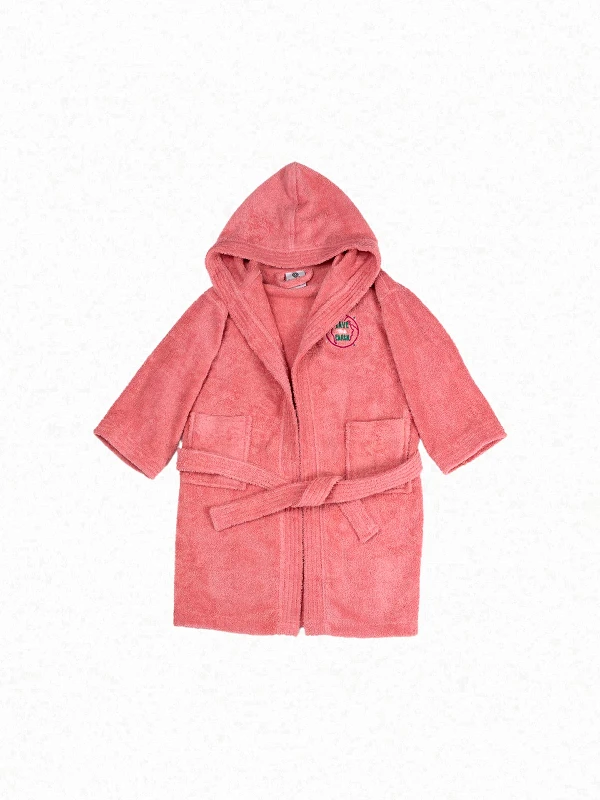 Sunshine Μπουρνούζι Με Κουκούλα Sunshine Eco Coral