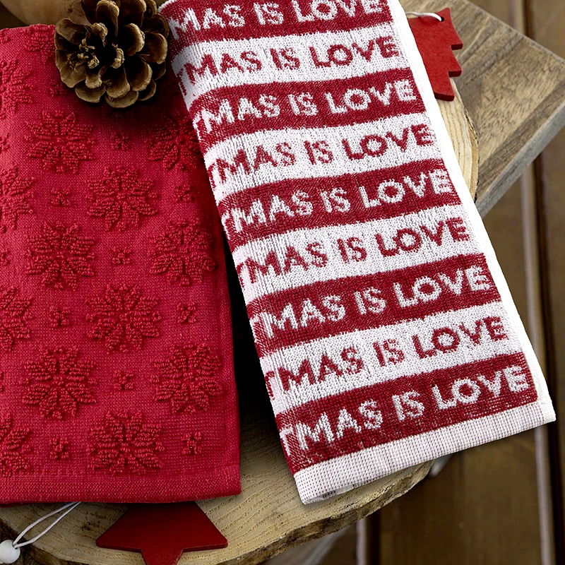 Nima Πετσέτες Κουζίνας 40X60 (Σετ 2 Τμχ) Nima Christmas Love (40x60)
