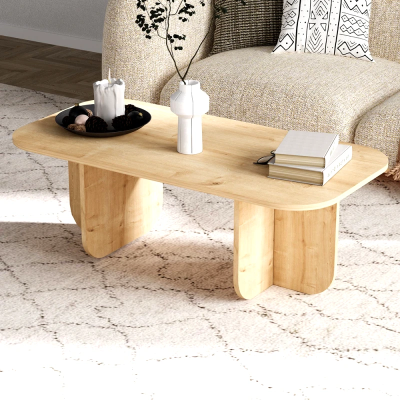 Αίθριο Τραπεζάκι Σαλονιού Becaj - Sapphire Oak 327Ods1408 120x41,4x60 cm