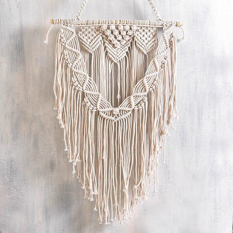 Rythmos Home Διακοσμητικό Κρεμαστό Τοίχου 45X35 Rythmos Macrame Amarosa