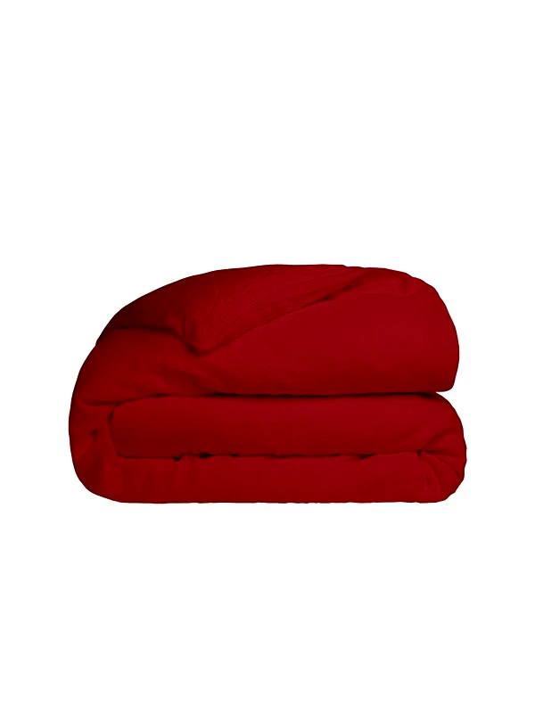 Sunshine Παπλωματοθήκη Μεμονωμένη Διπλή 200X250 Sunshine Cotton Feelings 113 Red (200x250)