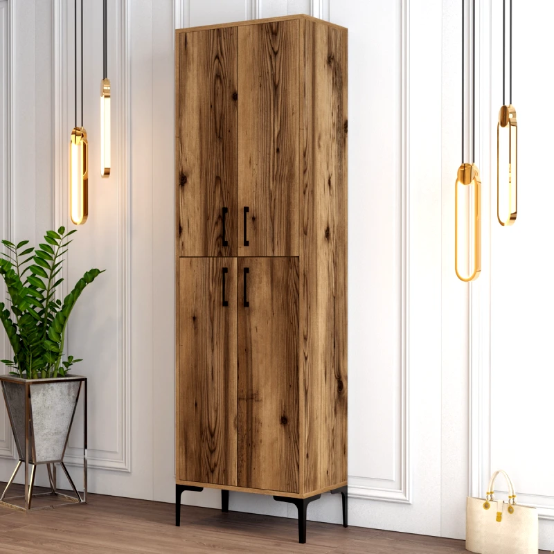 Αίθριο Παπουτσοθήκη Berlin A - Walnut 845Hct4104 (60x200x35)