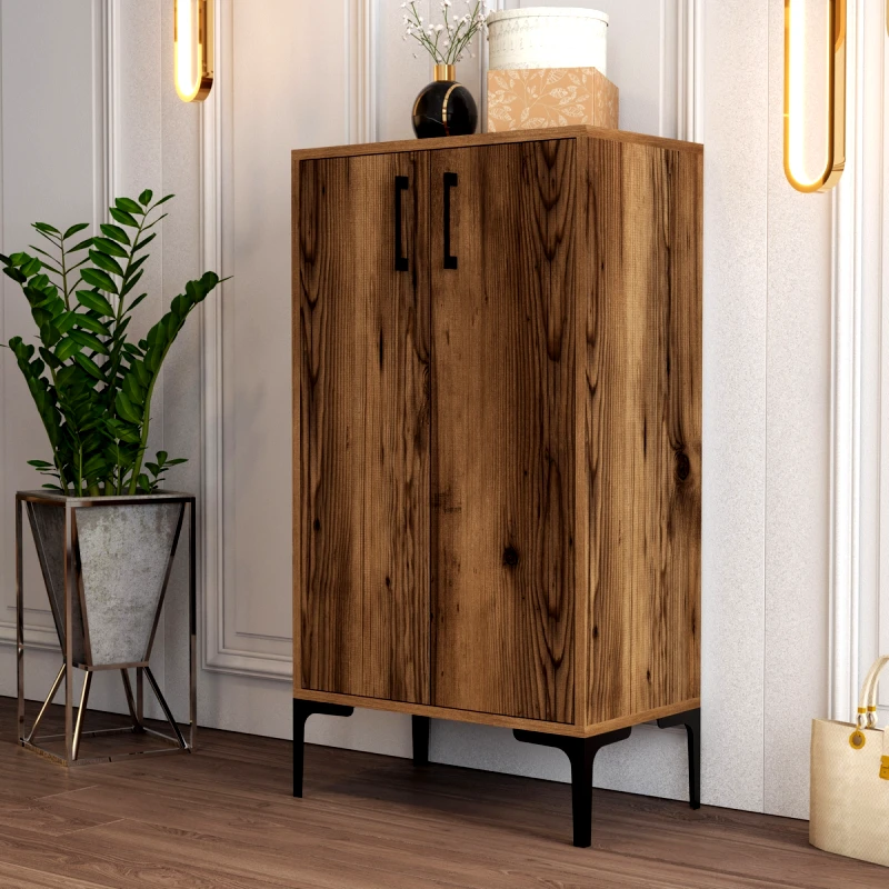 Αίθριο Παπουτσοθήκη Prag - Walnut 845Hct4109 (60x111x35)