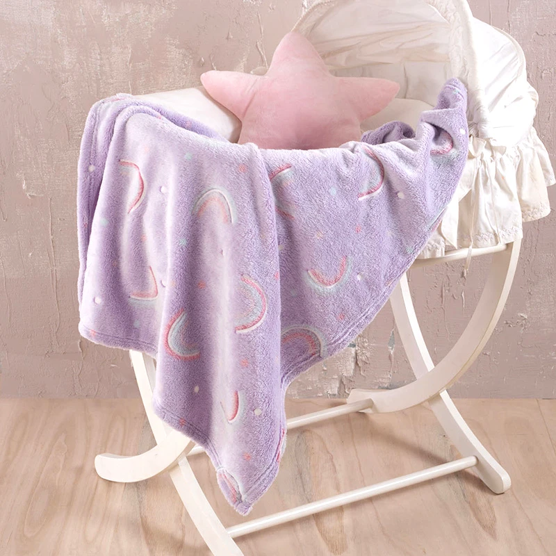 Rythmos Home Κουβέρτα Fleece Λίκνου 80X110 Rythmos Nelie (80x110)