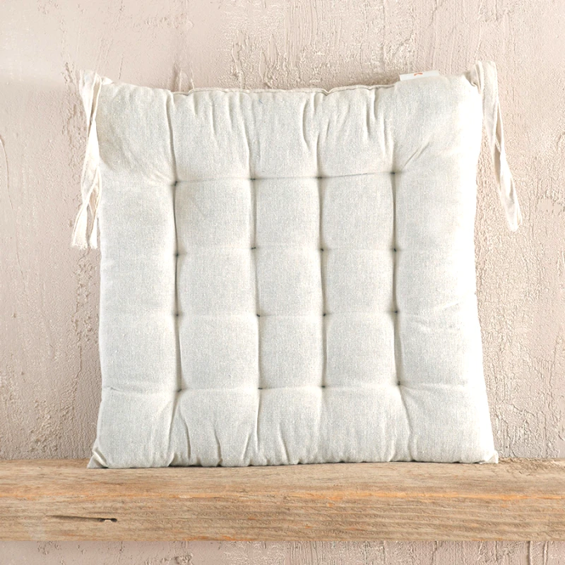 Rythmos Home Μαξιλάρι Καρέκλας 40X40 Rythmos Messini Φυσικο (40x40)