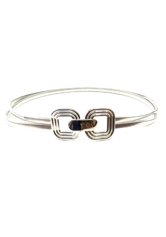 PerfectDress.gr double elastic ζώνη silver