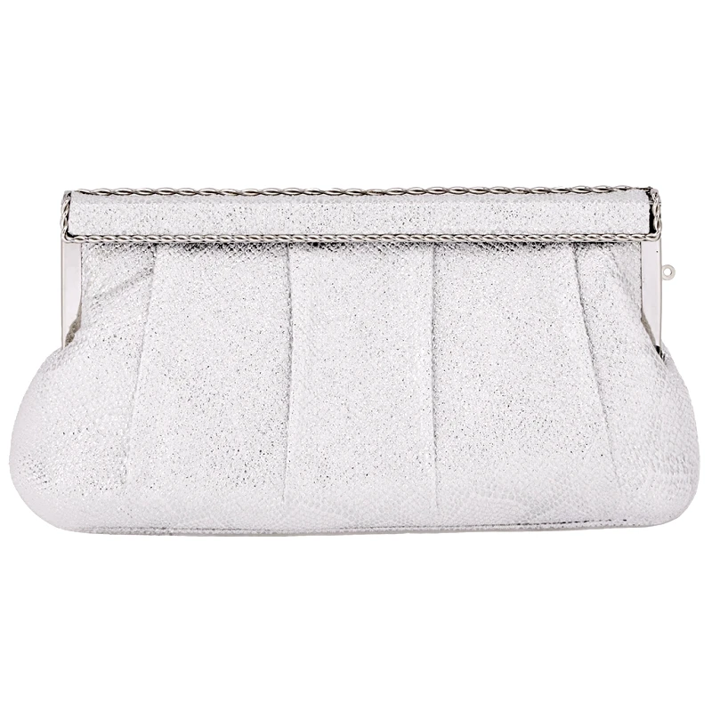 PerfectDress.gr vintage φάκελος δερματίνη Snake ασημί