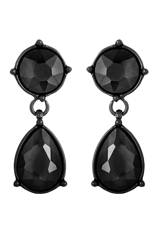 PerfectDress.gr goth crystal metal σκουλαρίκια