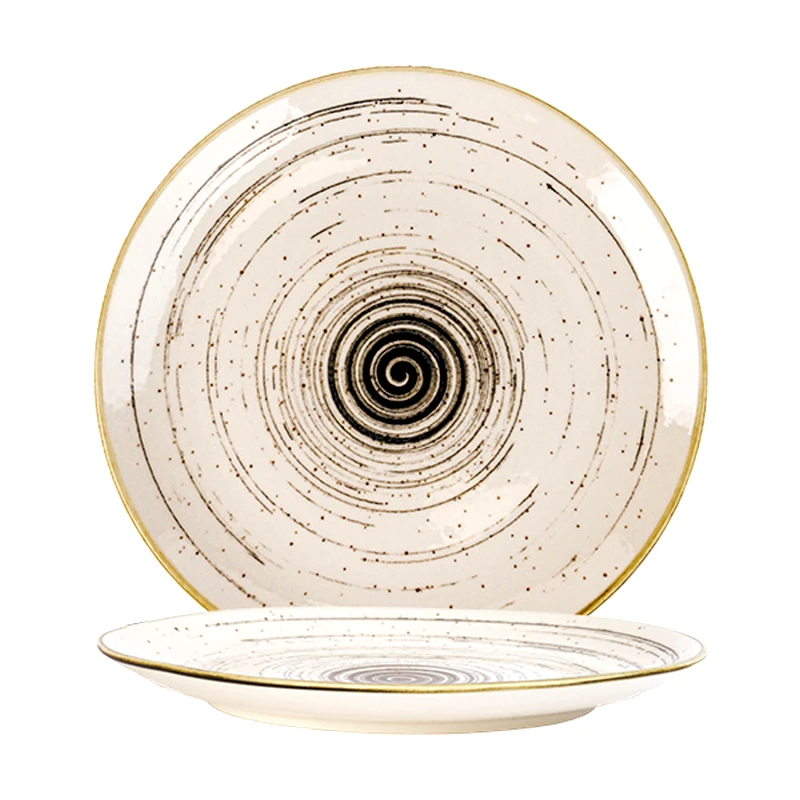 PORLINE PORCELEN Porline Πιάτο Ρηχό Πορσελάνης Athena 25cm