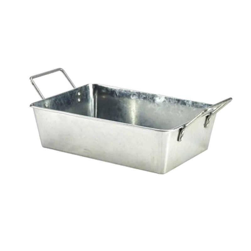 GENWARE Δοχείο Γαλβανιζέ Παραλληλόγραμμο 23x15cm GenWare