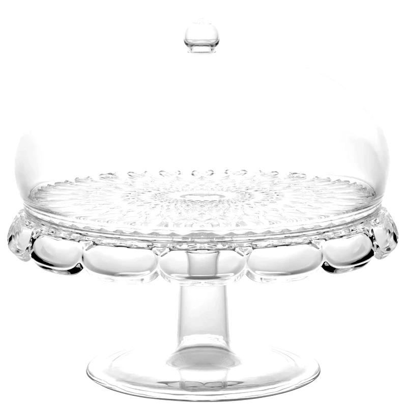GUZZINI Guzzini Vanity Τουρτιέρα Με Πόδι Ακρυλική Waterlilly Glear 30cm