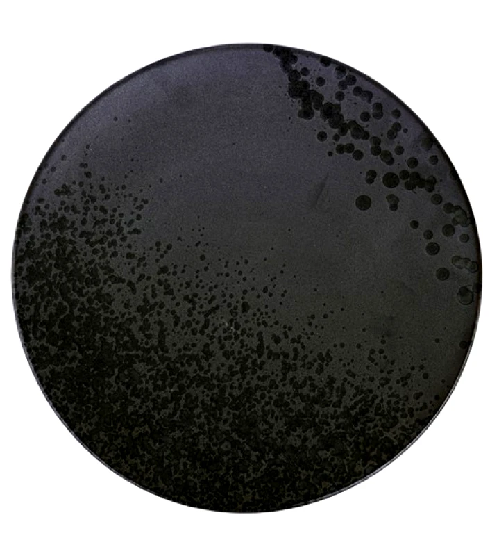 RINART PORCELAIN Rinart Porcelain Πιάτο Φαγητού Πορσελάνης Kronos Black Mat 27cm