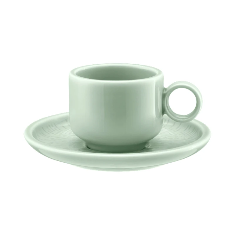 SCHONWALD Schönwald Φλιτζάνι Πορσελάνης Espresso Με Πιάτο Shiro Glaze Frost 90ml